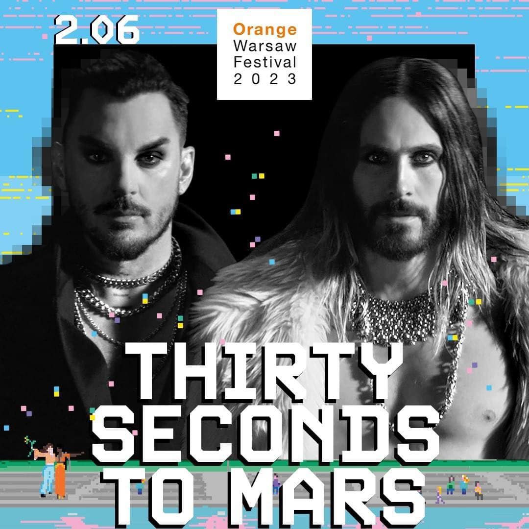 Thirty Seconds To Mars dołącza do składu Orange Warsaw Festival ...